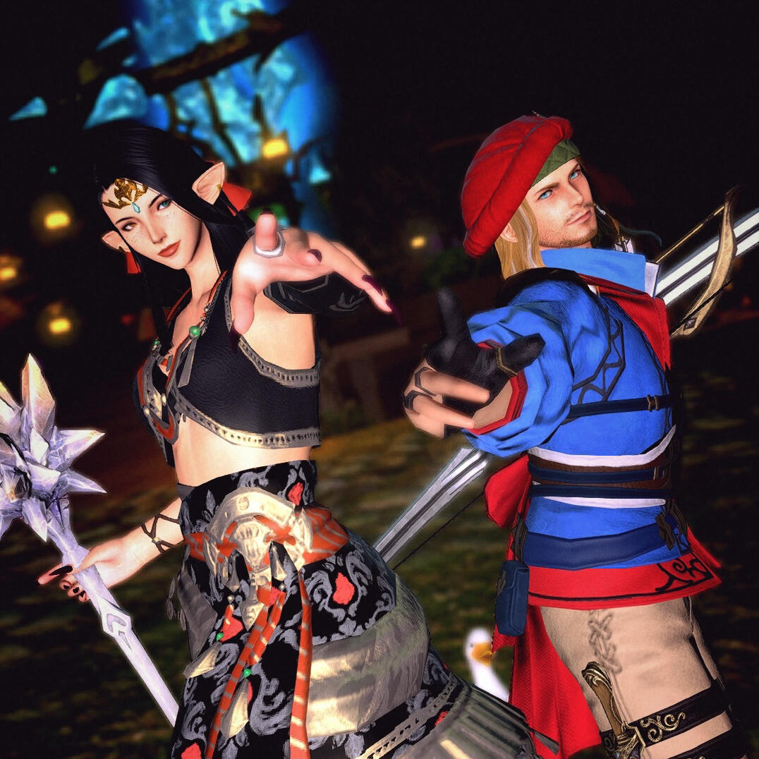 Lucan being rescued by Applesauce Betty during their first encounter.